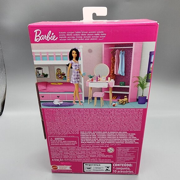Barbie Vanity Set with Stool & Accessories - New in Box - Playset for Dolls - Picture 3 of 6